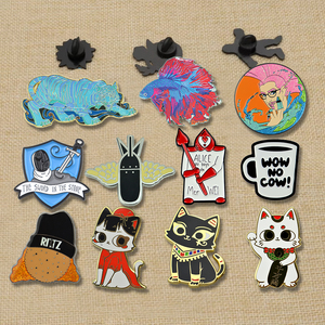 Fabrika toptan Metal yaka iğnesi tasarım kendi Logo <span class=keywords><strong>Pin</strong></span> üzerinde kordon Metal el sanatları özel yumuşak emaye Pins - Product Image 6