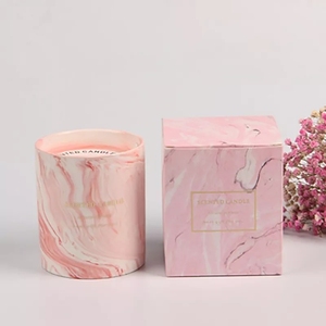 Tùy Chỉnh Bắc Âu Bằng Đá Cẩm Thạch Kính Gốm Thơm Nến Container Jar Thanh Lịch Trang Chủ Trang Trí Massage Nến Tàu Đứng - Product Image 5