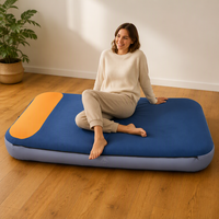 Ensemble de lit d'appoint gonflable léger LGM avec pompe électrique et oreillers, matelas gonflable pour le camping en plein air, utilisation domestique, mobilier moderne