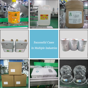 Etiquetadora lateral da linha da etiquetadora da linha da montagem para cartões e transportador da caixa etiqueta - Product Image 2