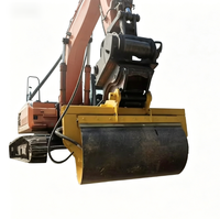 Compacteur à tambour pour fossés étroits, le plus rentable et très efficace, avec mini-attachements de compactage de terre