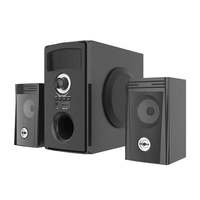 Altavoz de Escritorio con Cable y Bluetooth 2.1, Diseño Creativo y Moderno, Subwoofer USB, Sistema de Cine en Casa Multimedia para TV y PC