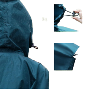 Veste imperméable <span class=keywords><strong>de</strong></span> randonnée légère en polyester <span class=keywords><strong>de</strong></span> haute qualité, durable et tendance pour femmes, hommes et adultes - Product Image 4