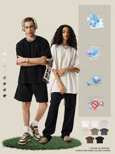 210g escote pequeño secado rápido color sólido protector solar camisa de manga corta - Product Image 3