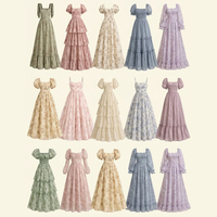 Fabricant de robes sur mesure, robes en mousseline de soie à imprimé floral de haute qualité, personnalisation de vêtements, service d'usine OEM/ODM