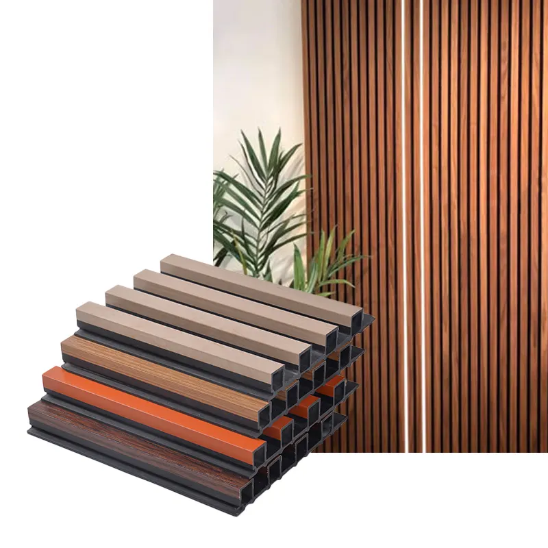 Factory Price 160*24Mm Composite Wpc Pvc Wall Panels Wood Alternative Wpc Wall Panel For Interior Decoration
