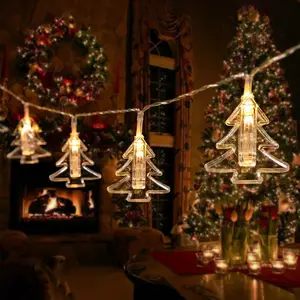 Urlaub Weihnachten dekorative batterie betriebene Weihnachts baum Lichter Fotoclip Led Fairy String Light