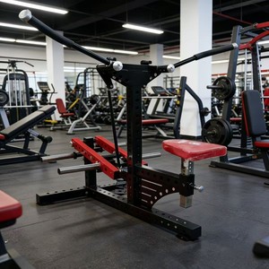 Máquina <span class=keywords><strong>de</strong></span> <span class=keywords><strong>Press</strong></span> <span class=keywords><strong>de</strong></span> Banca Ajustable en Altura, Estructura <span class=keywords><strong>de</strong></span> Acero Resistente para Entrenamiento <span class=keywords><strong>de</strong></span> Pecho y Piernas, Certificación CE, Gimnasio Comercial - Product Image 1
