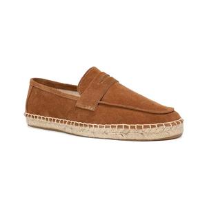Scarpe Basse da Donna Estive Personalizzabili Unisex con Punta Tonda Chiusa, Suola Intrecciata in <span class=keywords><strong>Paglia</strong></span> Fatta a Mano e Tomaia in Pelle tipo <span class=keywords><strong>Espadrillas</strong></span> da Pescatore - Product Image 1