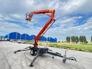 China 16m Spider Manlifter Telescópico Remolcable Autopropulsado Articulado Spider Boom Lift Plataforma de trabajo aéreo - Product Image 3