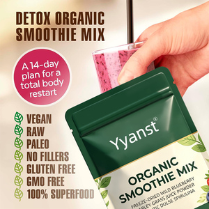 ผงน้ำต้นอ่อนข้าวบาร์เลย์ออร์แกนิก แบรนด์ส่วนตัว ช่วยสมดุลมายองค์นิยม ระบบย่อยอาหาร เสริมภูมิคุ้มกัน ผงดีท็อกซ์สีเขียวเข้มข้น - Product Image 6