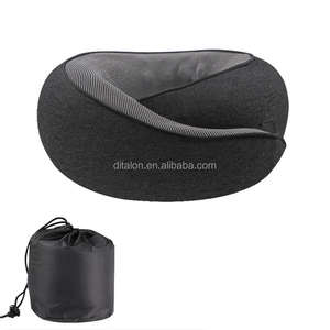 Almohada de viaje en forma de U ajustable, soporte de cuello de espuma viscoelástica, Protector de cuello lavable para avión, coche, sueño y descanso - Product Image 1