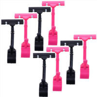 Usine En Gros POP Affichage Prix Tag Clips En Plastique Transparent Étiquette Prix Tag Titulaire