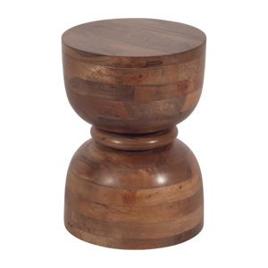 Tavolino moderno in legno di mango lucidato, piccolo tavolino da salotto per arredamento casa e balcone - Product Image 2