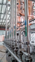 ZJ 300L nouveau cuivre whisky toujours liqueur distillerie gin faisant des machines distillateur alcools distillation bière équipement de processus