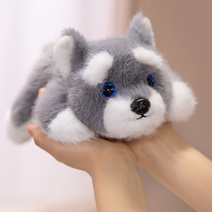 <span class=keywords><strong>Schnauzer</strong></span> muñeco de peluche de juguete suave de piel de algodón largo Animal bordado Logo caja de regalo embalado para bebés y promociones - Product Image 5