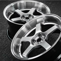 Jantes forgées ROC GT Racing Flow Form 18 19 20 21 22 pouces 5x114.3 5x120 Polies à déport profond pour GT-R WRX