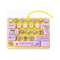 Porte-clés Pendentif Clavier Mécanique Anti-Stress en Plastique à 26 Touches, Jouet Unisexe pour Adultes (14 ans et plus)