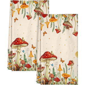 Vente en gros de torchons en coton et lin imprimés personnalisés | Sac à farine durable écologique à séchage rapide pour la cuisine - Product Image 5