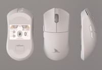 Darmoshark M3s Pro Wireless untuk Mouse Game Sensor Optik PMW3395 Desain Tangan Kanan Akselerasi 50G Ringan 58g 3