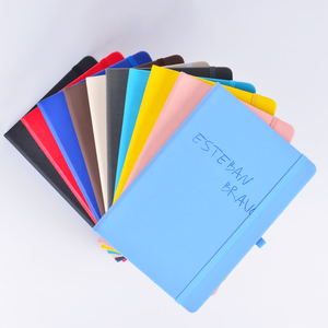 Bán buôn biểu tượng tùy chỉnh A5 A6 máy tính xách tay in trường văn phòng thương hiệu logo PU da máy tính xách tay với ban nhạc đàn hồi bút PU máy tính xách tay - Product Image 4