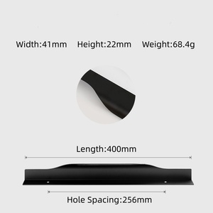 Poignées de meuble en alliage d'aluminium anodisé de qualité supérieure, tirants de tiroir pour cuisine et armoire, 300-1000mm, quincaillerie de mobilier antirouille - Product Image 2