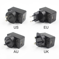 Adaptador de corriente USB 5V 2A con enchufe desmontable, adaptador de corriente USB 5V 3A, cargador USB intercambiable 5V 3A.