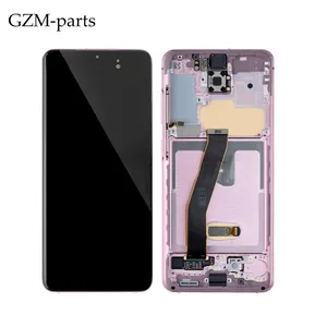 Großhandel s20 plus bildschirm-Display Touch Screen Assembly with Frame for Samsung Galaxy S20 Plus S20+ Replacement Parts