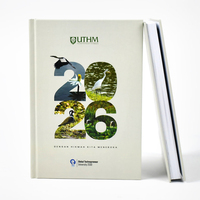 Échantillon Gratuit - Carnet de Voyage de Luxe Personnalisé pour Réunions d'Affaires, Journal Intime Imprimé à Couverture Rigide, Agenda Hebdomadaire pour l'École
