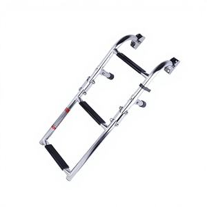Échelles marines pliantes en acier inoxydable personnalisées, échelles d'embarquement spéciales très vendues pour yacht et bateau, matériel marin transfrontalier - Product Image 2