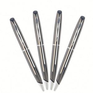High Quality Custom Logo Promotional 1.0 mm Writing Width Ballpoint <b>Pen</b> Gun Gray Metal Material Stylish New Design Business - Product Image 1