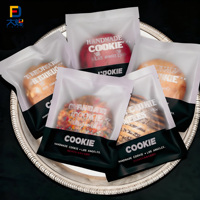 Sacs d'emballage transparents personnalisés en plastique laminé de qualité alimentaire pour biscuits givrés avec logo sur mesure pour fêtes