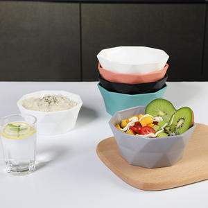 Diseño elegante de <span class=keywords><strong>melamina</strong></span> Diamond Bowl Caja de cartón Juegos de <span class=keywords><strong>vajilla</strong></span> Hogar moderno <span class=keywords><strong>16</strong></span> <span class=keywords><strong>piezas</strong></span> Juegos de cena Imágenes y precios - Product Image 3