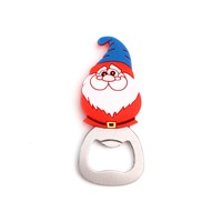 Ouvre-bouteille magnétique de Noël personnalisé avec aimant pour réfrigérateur, cadeau promotionnel de Noël