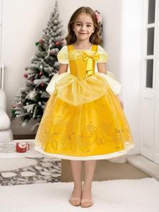 Costume da <span class=keywords><strong>Principessa</strong></span> Belle <span class=keywords><strong>di</strong></span> <span class=keywords><strong>Frozen</strong></span> per Festa <span class=keywords><strong>di</strong></span> Halloween, Abito Classico da <span class=keywords><strong>Principessa</strong></span> Rapunzel per Ogni Età, Costume per Bambini per Carnevale, TV e Film, Anime - Product Image 6