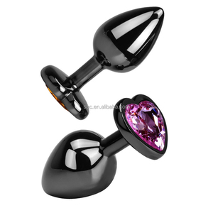 SacKnove Débutant Drôle <span class=keywords><strong>En</strong></span> Forme De Coeur 3 Tailles Butt Plug Dilatateur Ouvre Adulte Anal Sex Toys pour Femmes Couples Stopper Jeu - Product Image 6
