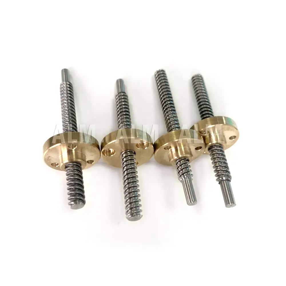 Stappenmotor Met Loodschroef 6Mm Tr6 X 4 Rechter Leadscrew T 6X4 Linker Hand Lood Schroef Voor Stappenmotor