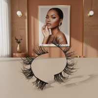 Meilleures ventes : Cils synthétiques personnalisés style 3D effet désordonné et volumineux, 10 paires, boîte blanche, en faux vison, pour approvisionnement personnalisé