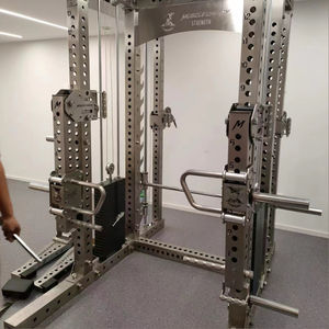 ステンレス製商用ジムオールインワン多機能ケーブルクロスフィットネストレーナー機械ウェイトスタック移動可能アームステーション - Product Image 1