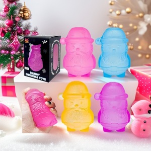 2026 Hot Selling Christmas Series Maltose Squeeze Toy Super Stretchy Soft Texture Stress Relief Fidget Xmas Holiday Squeeze Toy - Product Image 2