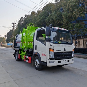 Camión de basura de cocina de alta eficiencia para recoger residuos de alimentos sólidos y líquidos restaurante Vehículo de basura gran oferta - Product Image 4