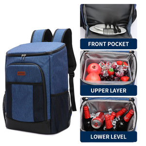 Soft <strong>Cooler</strong> Bags Wine Food Delivery Backpack Oxford Thermal Insulation Ice Bags for Camping Picnic Rucksack Waterproof <strong>Back</strong> <strong>Pack</strong> - Product Image 2