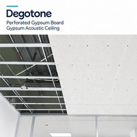 Panneaux de plafond perforés carrés, fabrication chinoise directe, sans joint, en plaque de plâtre, 2000x1200x12mm, 1200x2400mm