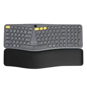 2,4 г беспроводная двойная Bluetooth трехрежимная клавиатура мышь ноги ноутбук бесшумные ножницы человеческий настольный компьютер Офисная Клавиатура