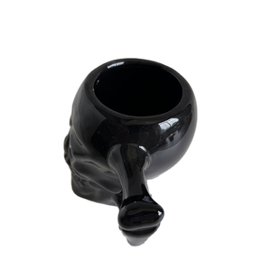 बड़े 3 डी मजाकिया सिरेमिक खोपड़ी मग कस्टम आकार नवीनता रचनात्मक बीयर या कॉफी कप के लिए - Product Image 2