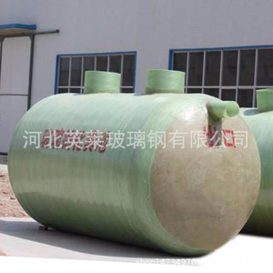 Citerne septique en plastique renforcé de fibres de verre, 100 mètres cubes, cylindrique, installation murale, pour usage agricole en zone rurale - Product Image 2