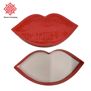 Cajas de Embalaje Baoren Heaven Earth Cover, Cubiertas Superior e Inferior, Forma de Labios Rojos, Caja de Regalo de Papel Premium, Promoción Ecológica - Product Image 2