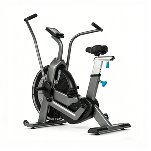 Bicicleta Ergométrica Comercial Certificada CE com Cinto de Carga de Ar Ilimitada, Transmissão por Corrente, Selim Ajustável, Monitor LED e Ecológica para Academia - Product Image 2