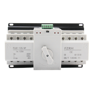Interrupteur <span class=keywords><strong>de</strong></span> transfert automatique double alimentation FZRH Mini 50Hz/60Hz AC220V 63A 2P Monophasé 10kA Capacité <span class=keywords><strong>de</strong></span> coupure FLQ1-63 <span class=keywords><strong>Solaire</strong></span> Photovoltaïque 400V - Product Image 2