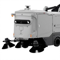Balayeuse électrique autonome VR20 sans conducteur, robot de balayage autonome, machine de nettoyage de sols industriels, bac à poussière de 150 L, 48 V